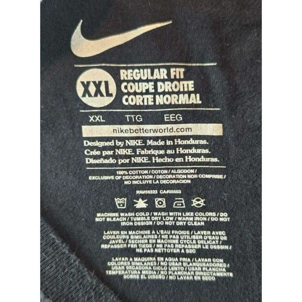 Nike San Francisco Giants 2014‎ Herringbone Logo T Shirt Size 2XL MLB WS Champs